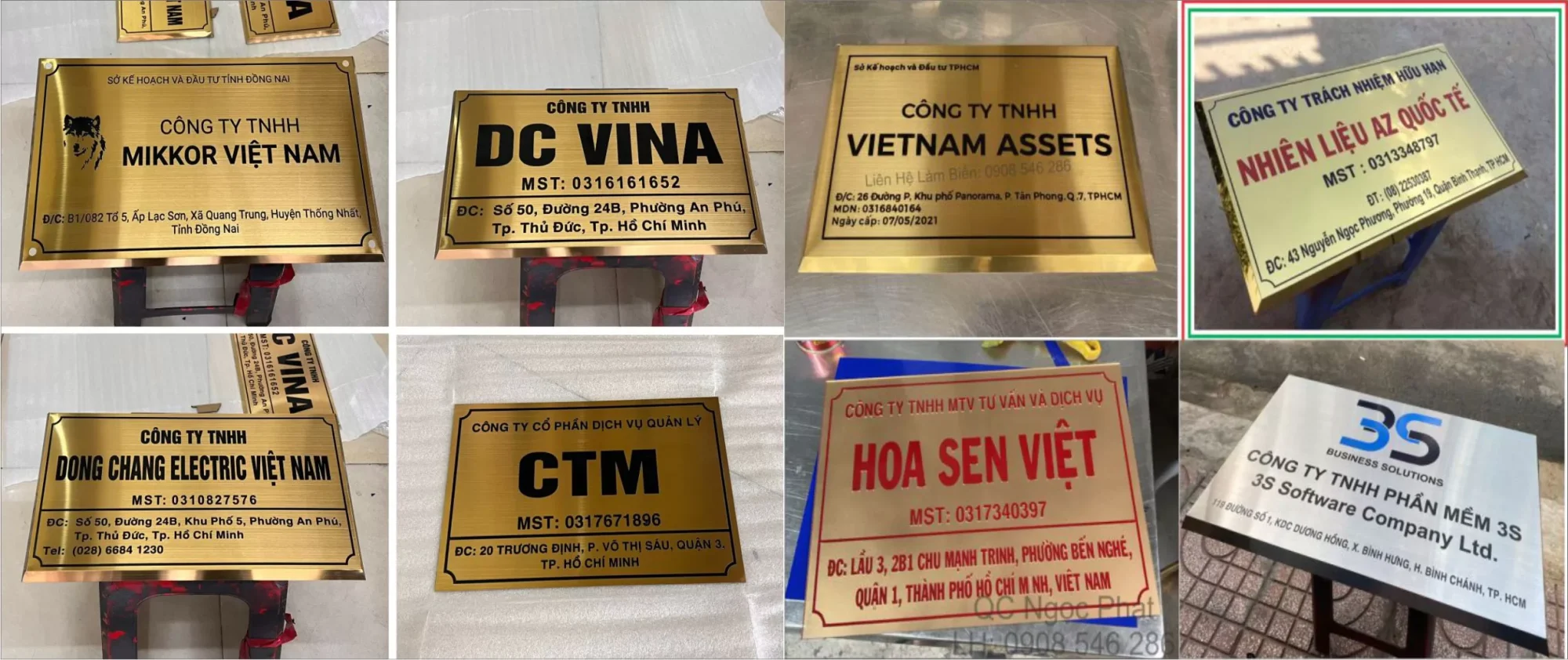 Các Phương Pháp Gia Công Bảng Tên Công Ty Inox