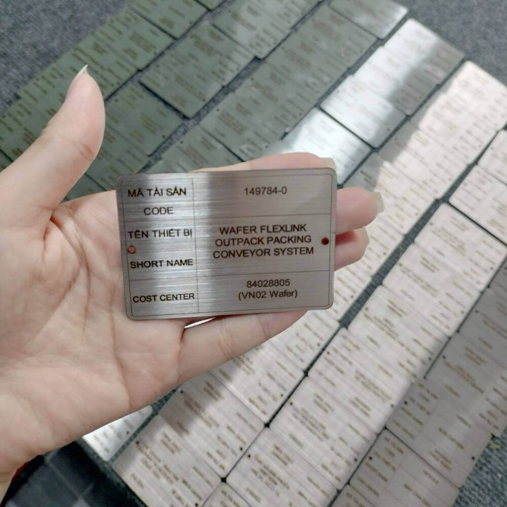 Những Công Nghệ Gia Công Tem Nhãn Inox Phổ Biến