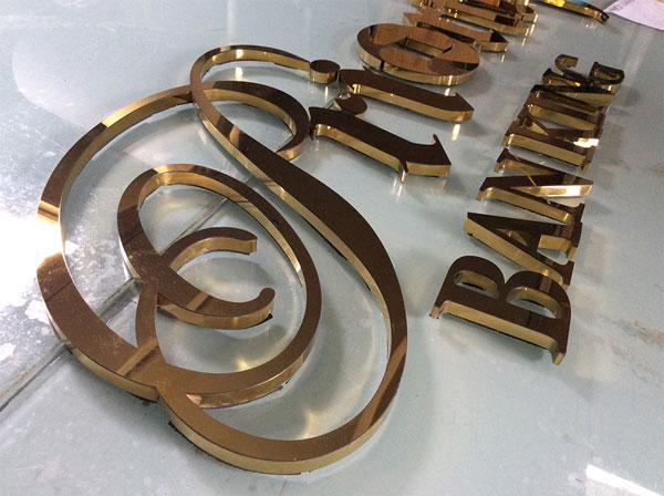 Gia Công Chữ Inox nhận gia công theo yêu cầu