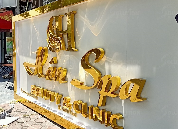 Đặt gia công chữ inox vàng theo yêu cầu tại Gia Công Chữ Laser