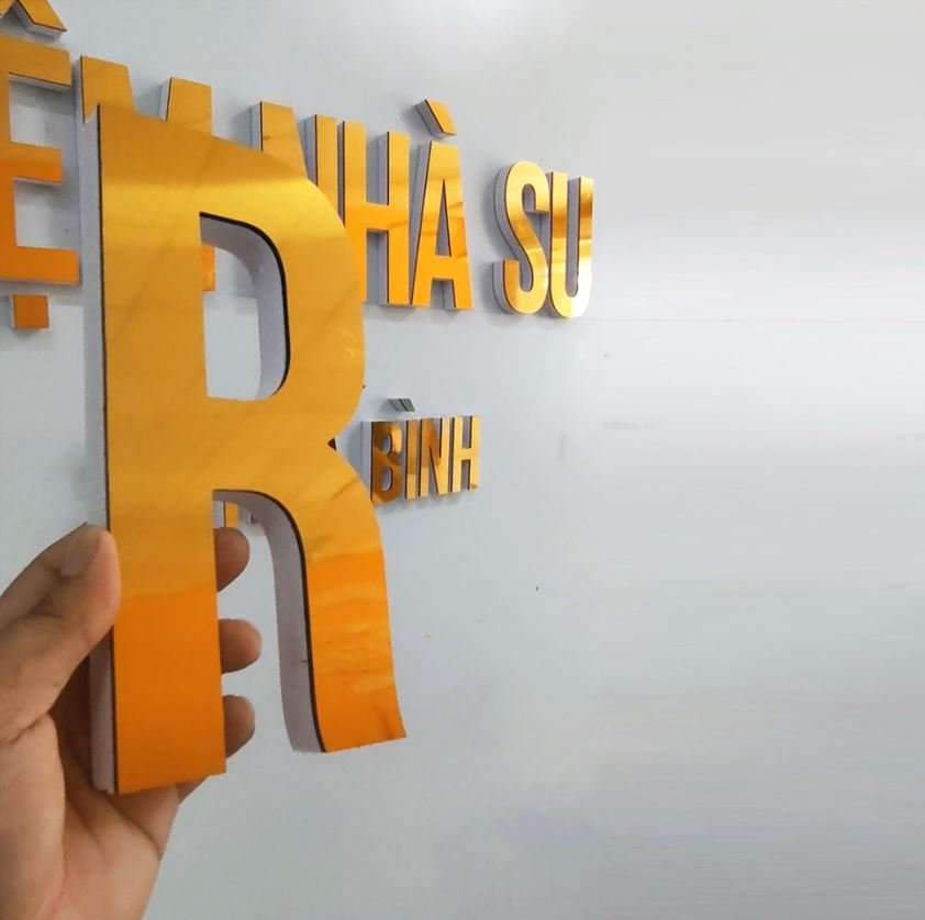 Ưu Điểm Khi Sử Dụng Chữ Nổi Inox Tráng Gương